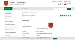 Desktop Screenshot of bip.pionki.pl