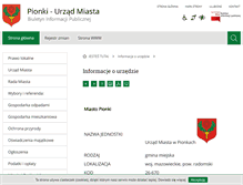 Tablet Screenshot of bip.pionki.pl